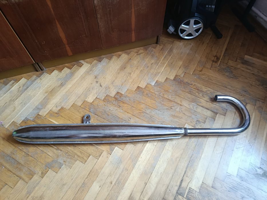 Вихлопна труба мт днепр урал глушитель,глушак,глушник,к750,мт9