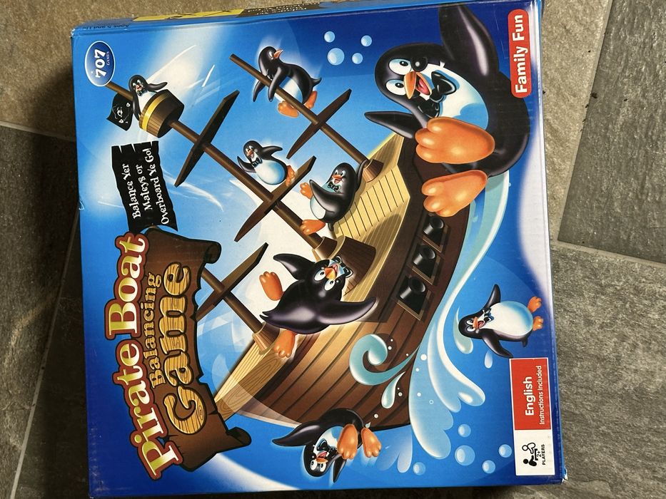 Zręcznościowa gra rodzinna Piracki statek z pingwinami