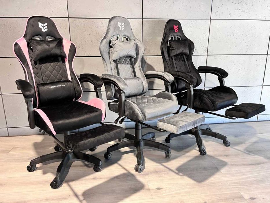 Fotel gamingowy obrotowy krzesło do biurka dla gracza Prototype