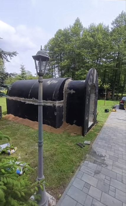 Piwniczka betonowa 4 m Piwnica ogrodowa Duża łączona Schron Ziemianka