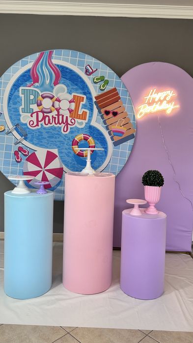 Aluguer / Decoração de aniversário,  batizado, chá de bebé.