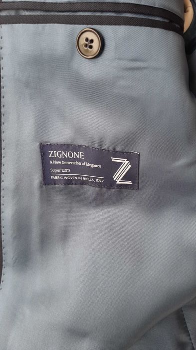 Garnitur męski BYTOM z włoskiej wełny ZIGNONE