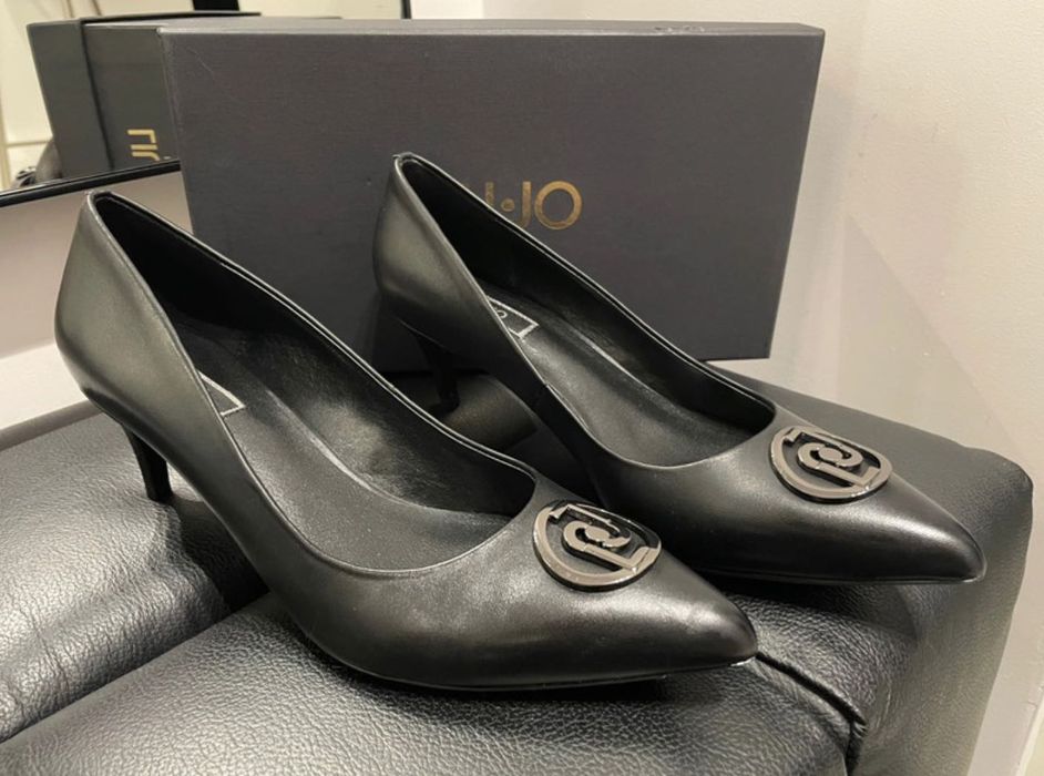 Czółenka szpilki Katia 39 czarne Liu Jo