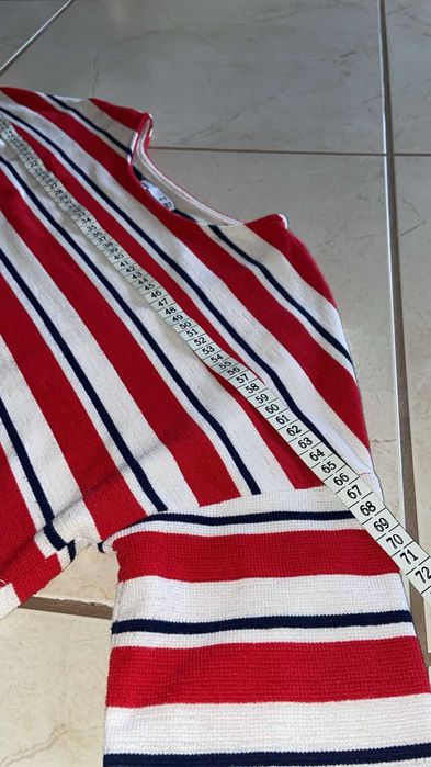 Lefties Red and White Striped Long Sleeve Shirt