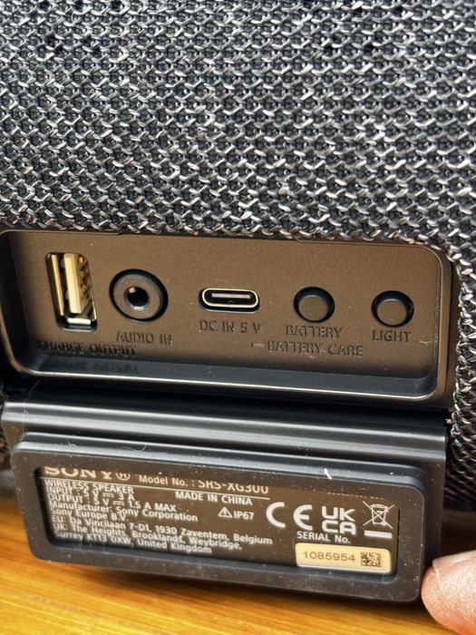 Coluna Som SONY  SRS - XG300