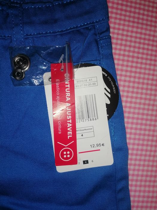 Calças menina azulão Code