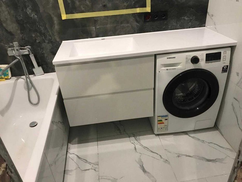 Умивальники над пральною машиною, Під замовлення та в наявності