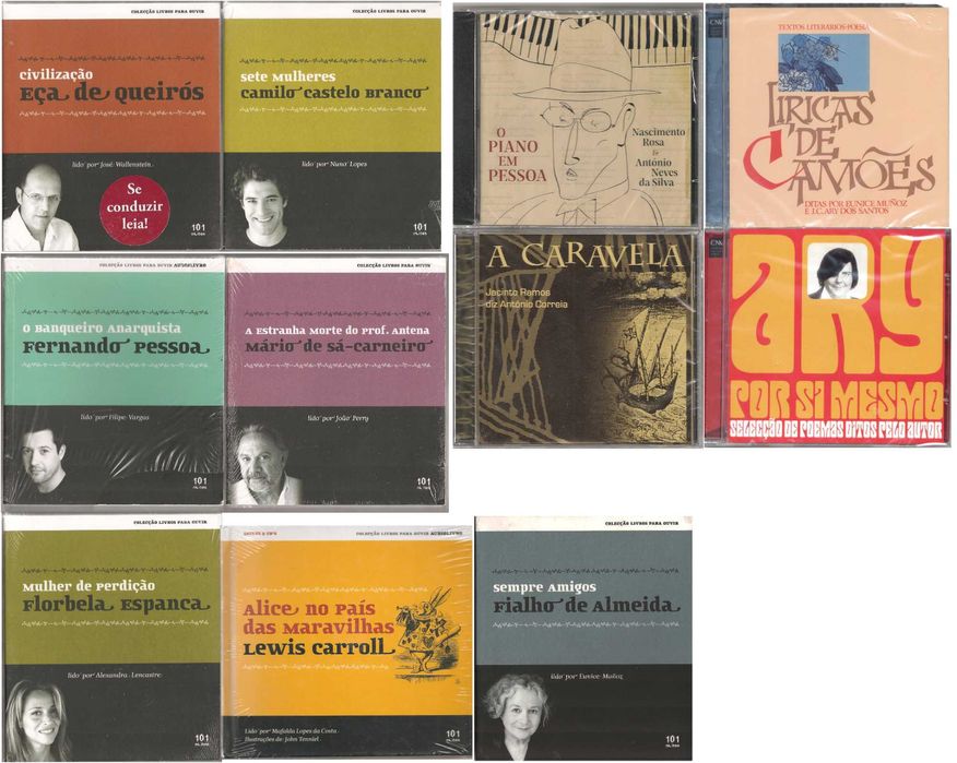 Ary dos Santos João Villaret Florbela Espanca Fernando Pessoa