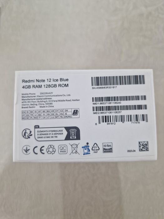 Redmi Note 12 4G 128GB