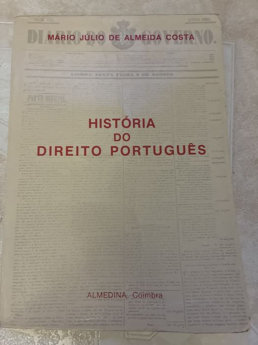Manual de História do Direito Português - Mário Júlio de Almeida Costa
