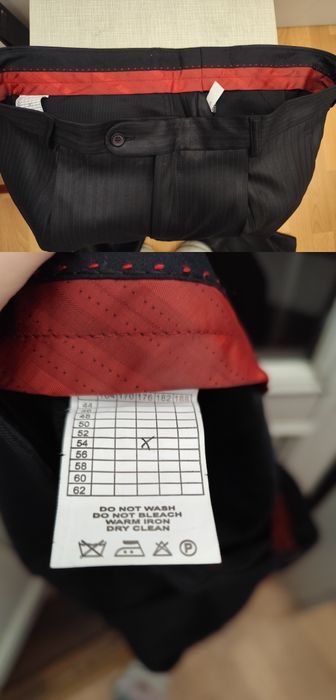 Мужской шерстяной костюм пиджак и брюки Voronin рост 168-177 р.52-54