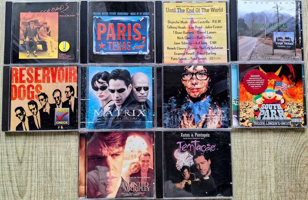 Pack de 9 CDs de Bandas Sonoras de Filmes