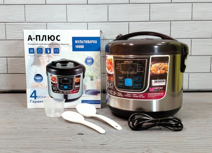 Нова мультиварка A-Plus — зручне приготування страв