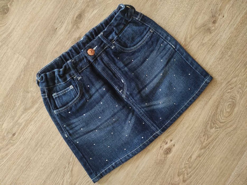 Джинсова спідниця H&M для дівчаток 7-8 років