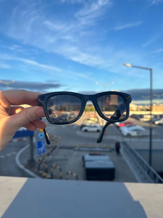 Gen 1 Smart okulary Ray Ban Meta RW4006 Wayfarer szare