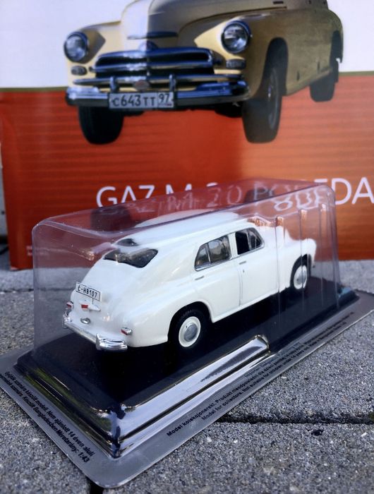 GAZ M20 POBIEDA #71-auta PRL,model,autka,kolekcja,gazetka,plakat