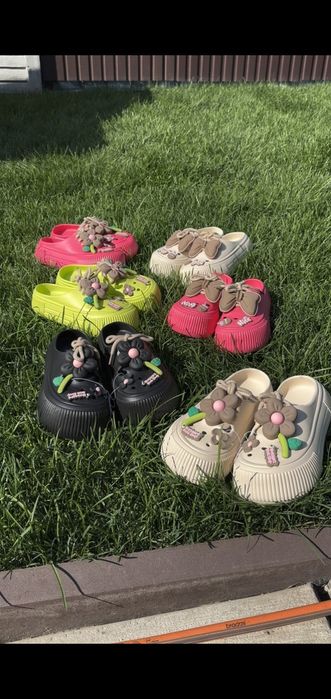 Crocs  38 39  24,25см Резиновые сабо шлёпки шлёпанцы на платформе мюли