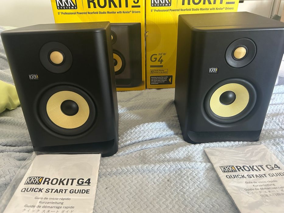 Monitores Estúdio KRK Rokit RP5 G4