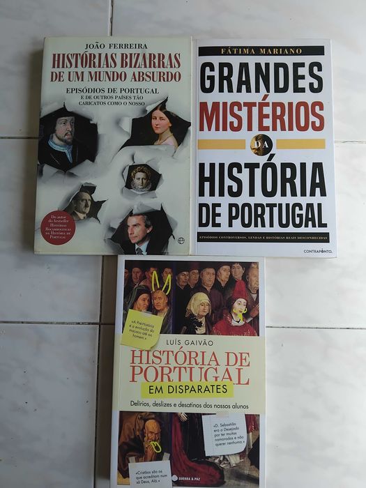 3 Livros de História: Disparates, Absurdos e Mistérios