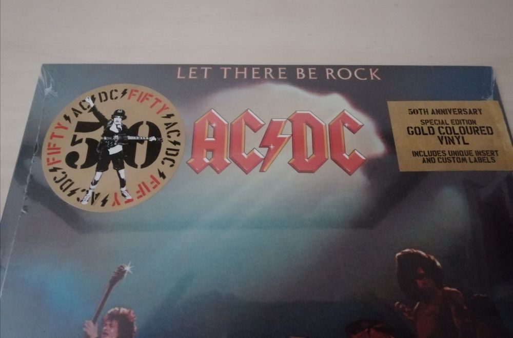 AC DC Let there be Rock Vinil 33'novo. 50 Anniversary