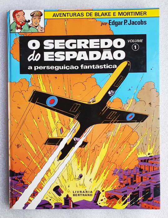 Álbum BD ~ "BLAKE e MORTIMER O Segredo do Espadão" #1 ~ Capa Dura