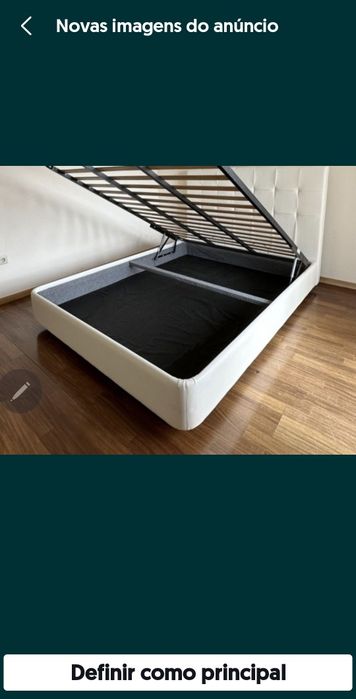 Cama 2 em 1 alto brilho 140.190 nova