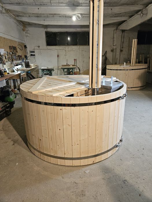 Balia ogrodowa/Balia drewniana/Jacuzzi Ruska Bania