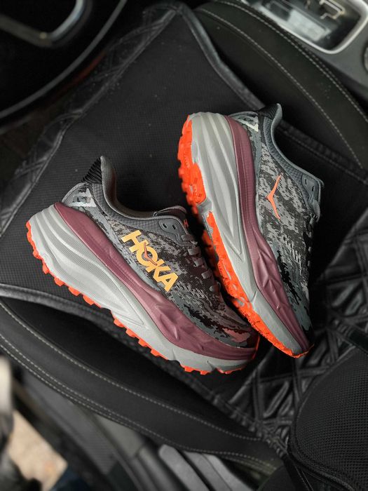 Hoka Stinson 7 новые кроссовки мужские оригинал коричневые и серые