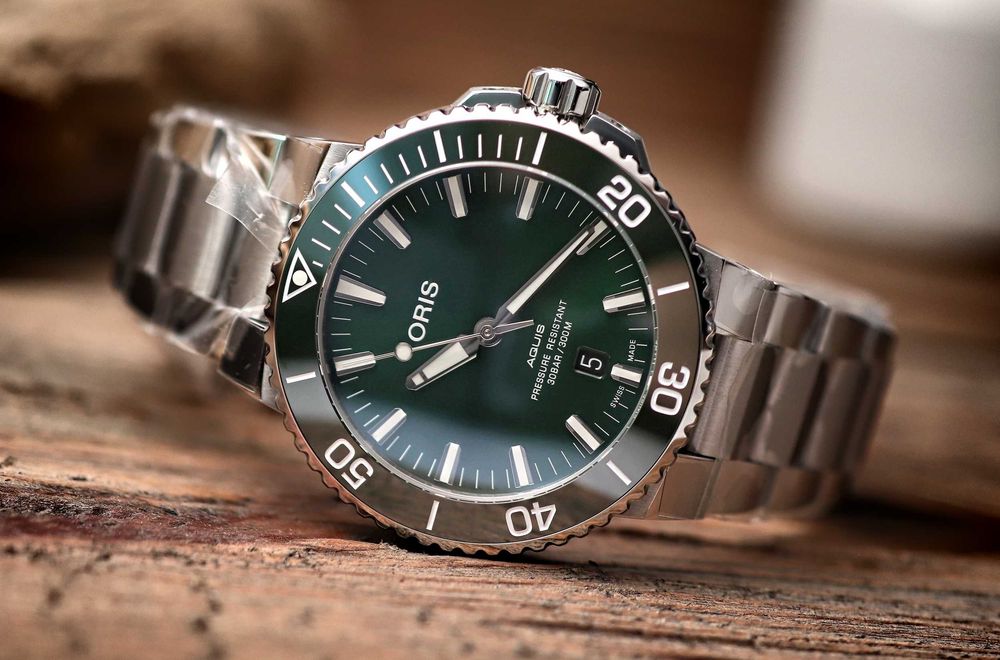 Oris Aquis Automatic 01.733.7730.4157-07.8.24.05PEB Zielony Diver