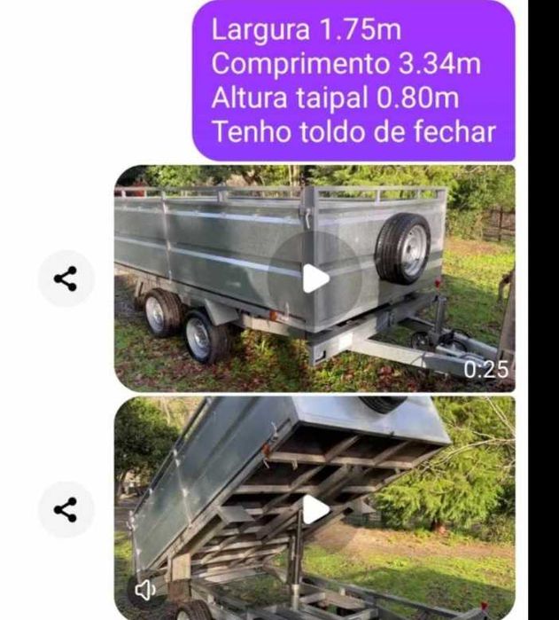Reboque basculante