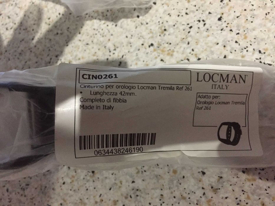 Браслет, Ремінець годинника  Locman Tremila  Ref 261   42 мм