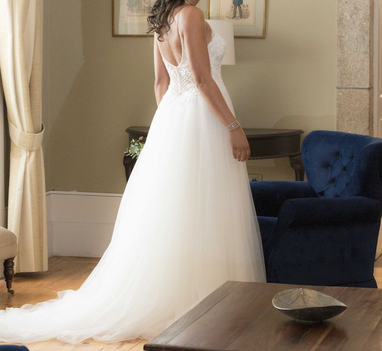 Vestido de noiva com história muito feliz