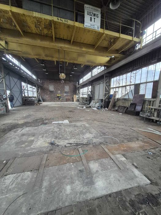 Działka przemysłowa z halą