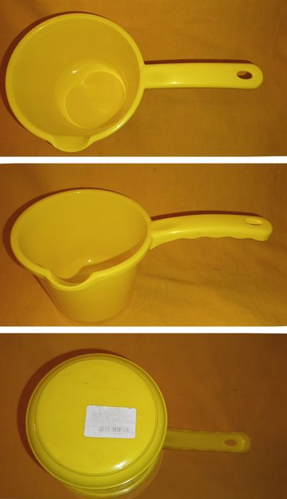 Ковш. Совок пластиковый. Фляга полиэтиленовая 0,5л. Стакан одноразовый