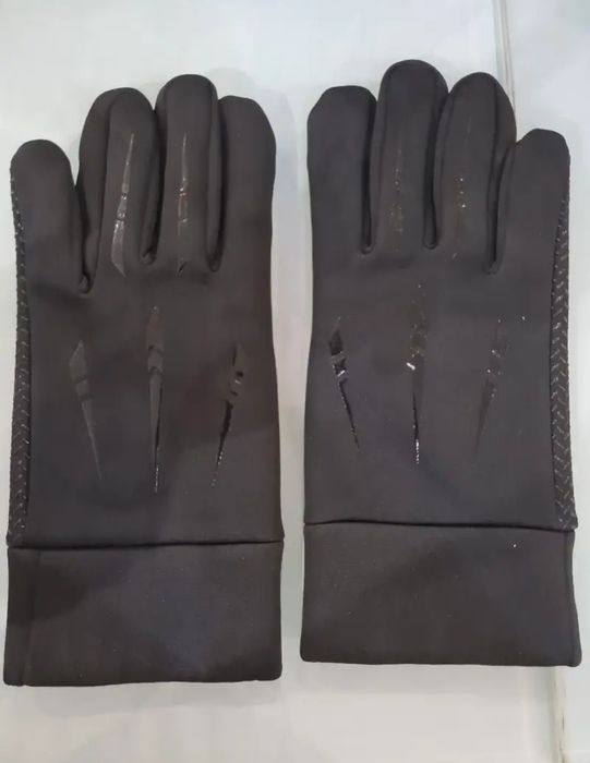 Чоловічі теплі перчатки з флісовою підкладкою для осені та зими,