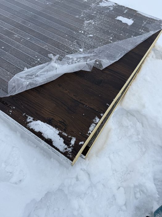 Plyty warstwowe 100 mm pir sciana dachowa