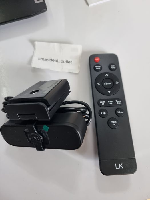 Kamera Internetowa 4K Auto Zoom Pilot Stereo Mikrofony Do Wideokonferencji