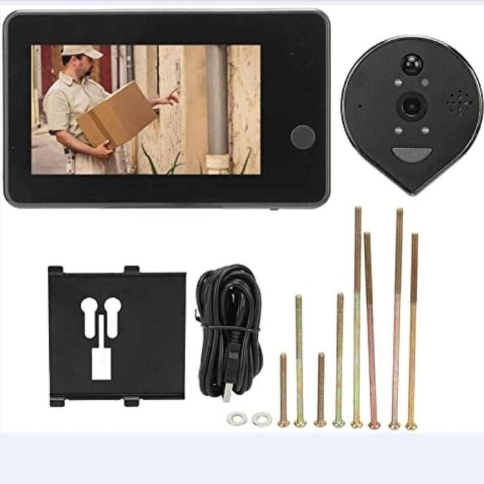 Беспроводной цифровой дверной 
Wi-Fi видеоглазок с монитором 1080P HD