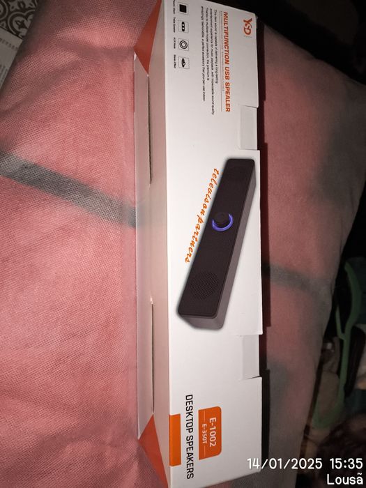 SOUNDBAR com alimentação via USB