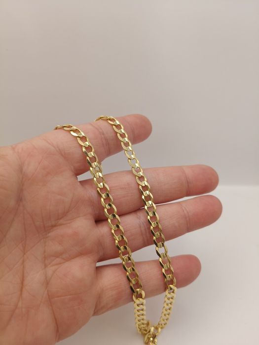 Złoty Łańcuszek Pancerka Pr.585 14K Nowy 55cm