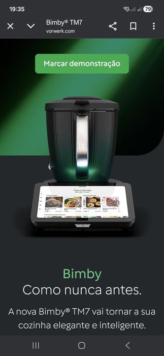 Vendo Bimby, versão mais re