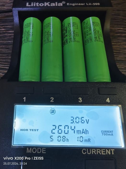 Аккумуляторы 18650 Samsung 25 R