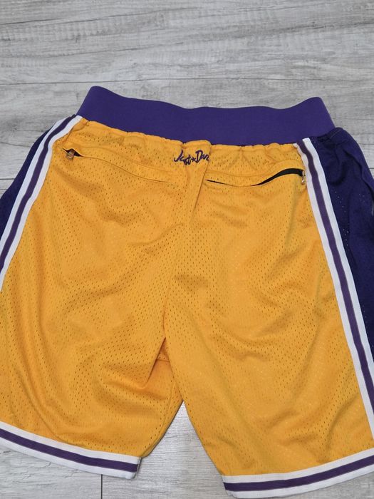 Spodenki szorty koszykarskie LA Lakers Just Don  M