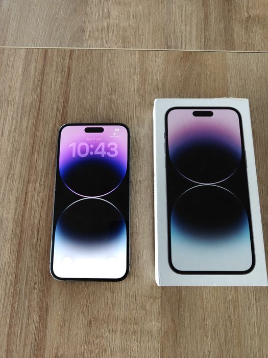 iPhone 14 pro max deep purple 256 gb