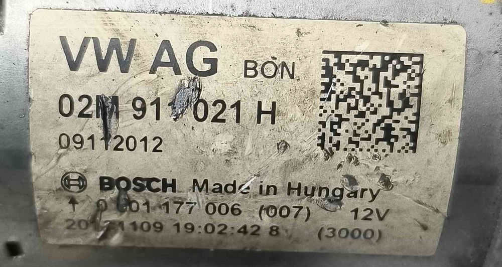 Motor de Arranque VW POLO (9N_, 9A_) [10.2001 - 10.2014]