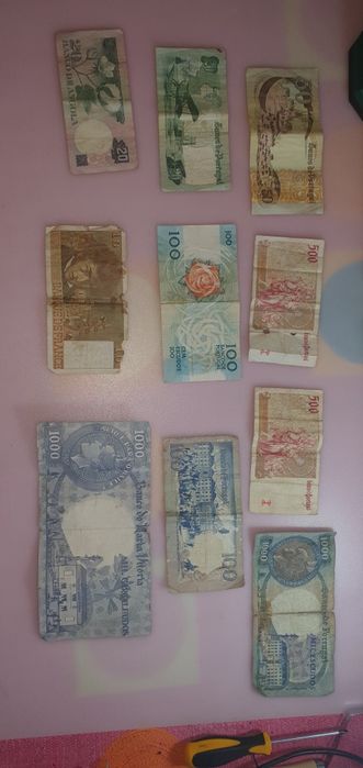 Notas escudo e outras
