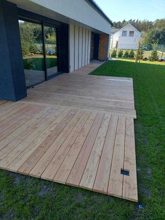 Tarasy, podłogi, elewacje drewniane