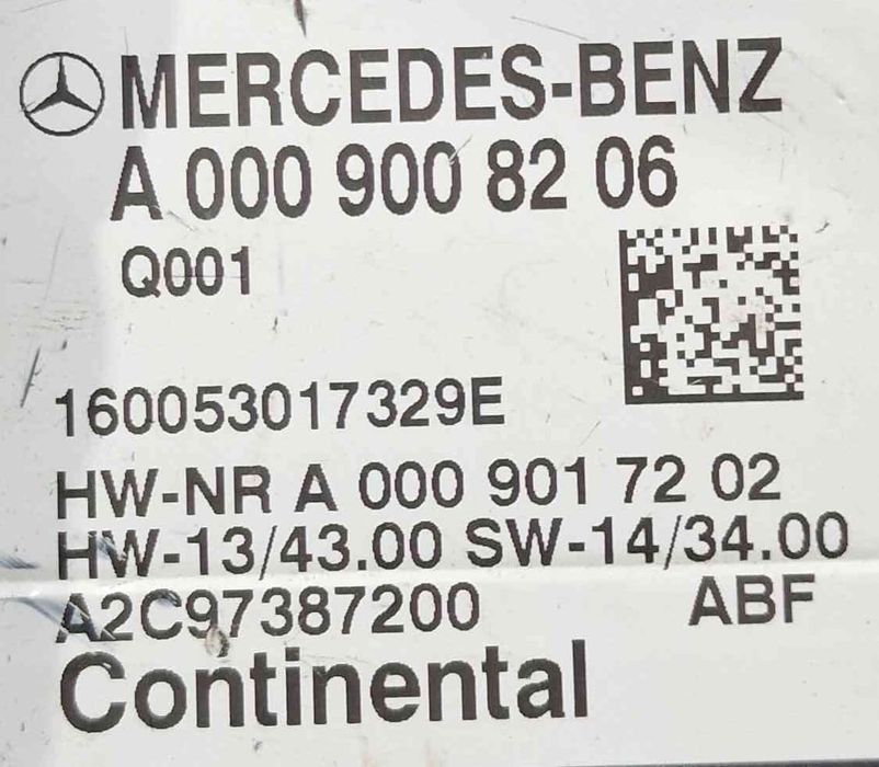 Módulo Eletrónico A0009008206 - MERCEDES-BENZ V-CLASS
