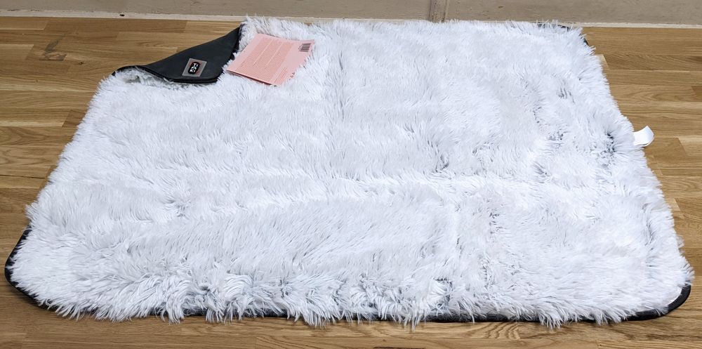 TIAKI Kocyk Pluszowy dla Psa Cloud M 100x72cm Srebrny Atracyt
