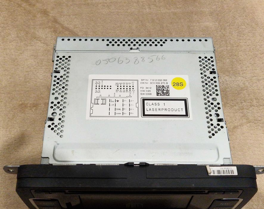 Магнітола RNS 310 Volkswagen/навігація/bluetooth/microsd